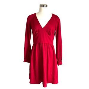 Michael Michael Kors Red Long-Sleeve Dress – Size Small